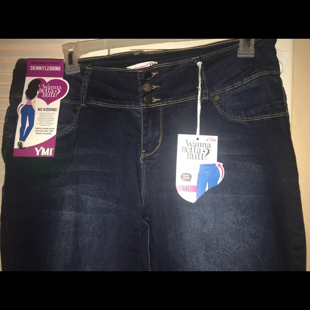 Wanna Betta Butt Skinny Legging jeans by YMI